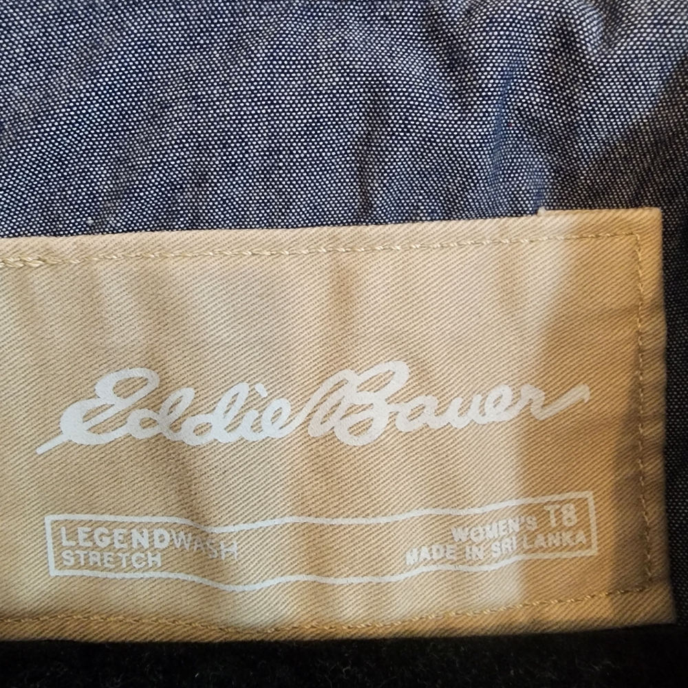 Eddie Bauer Khaki Blazer Style Jacket - Picture 2 of 4